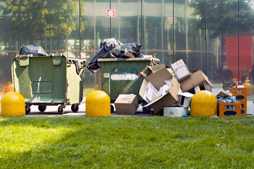 Customer service representative assisting with waste clearance in Hammersmith